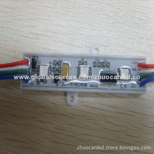5730 3-piece chip injection SMD LED module, 12V DC input